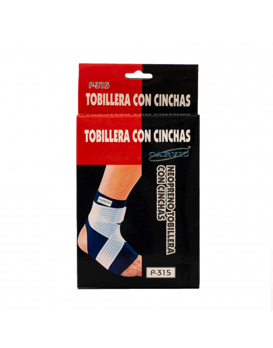 Tobillera neopreno con cinchas cv