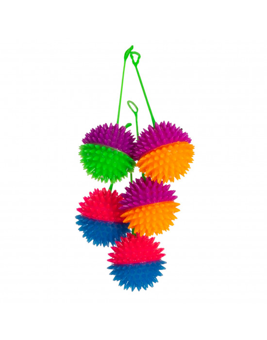 Lote 5 pelotas luminosa masaje 7cm