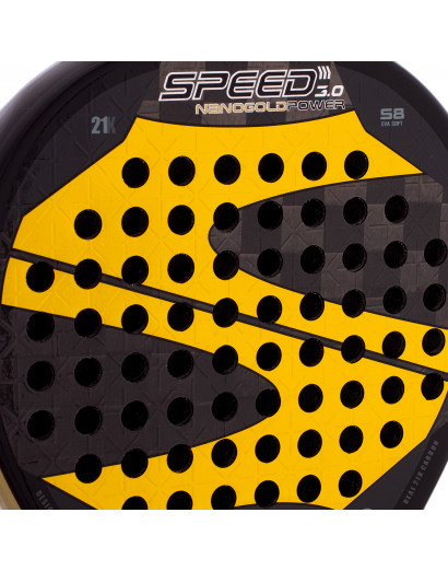PALA PÁDEL SOFTEE SPEED GOLD POWER 3.0 NANO MESH