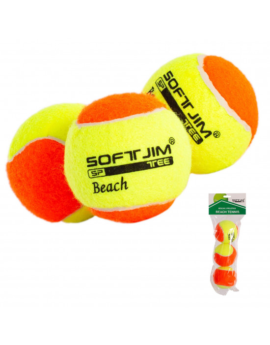 Bolsa 3 pelotas softee de beach tennis