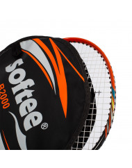RAQUETA BADMINTON SOFTEE B2000 NARANJA