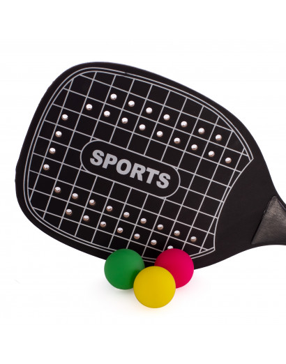 SET 3 PELOTAS PARA PALAS DE PLAYA