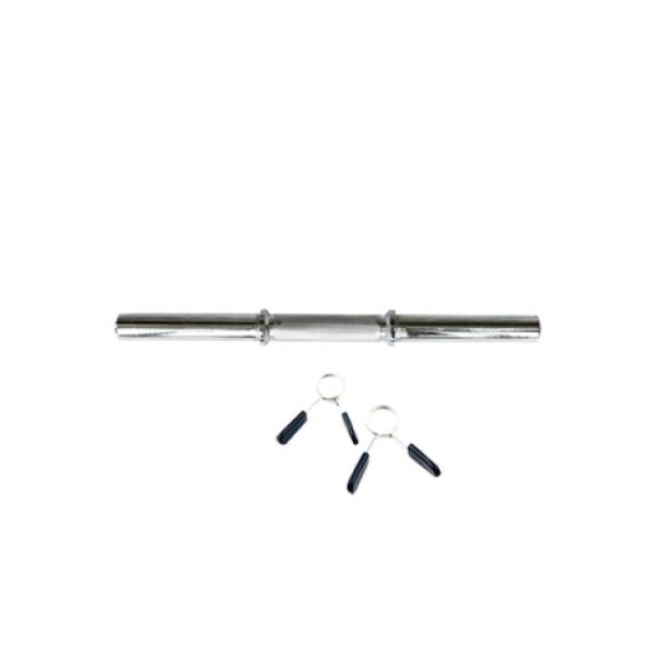 Barra Mancuerna 45Cm con Fijaciones Muelle