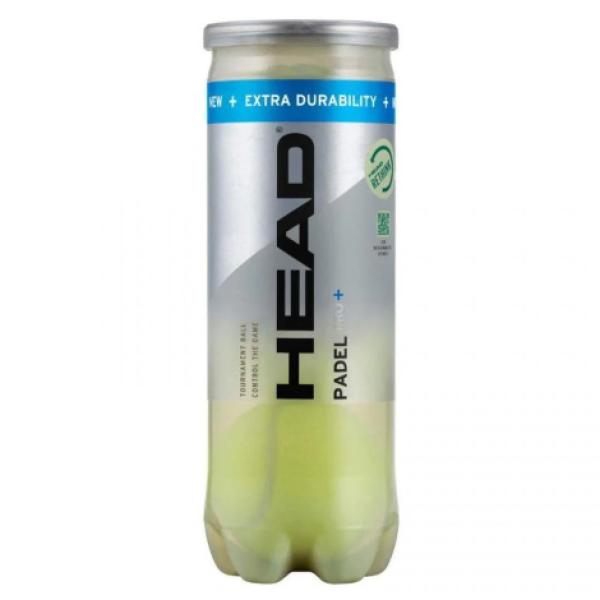 Bote 3 Pelotas de Pádel Head Padel Pro+