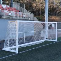 Juego Porterías Aluminio Fútbol 7 120X100 Mm Trasladables