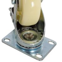 Rueda de Nylon Giratoria con Freno
