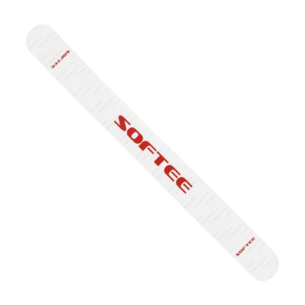 Protector de Pala de Pádel Softee Padel 1T Redondo Transparente Rojo