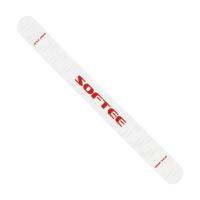 Protector de Pala de Pádel Softee Padel 1T Redondo Transparente Rojo