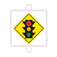 Panel de Señalización Tráfico de Advertencia Nº 1 (Semáforo Rojo)