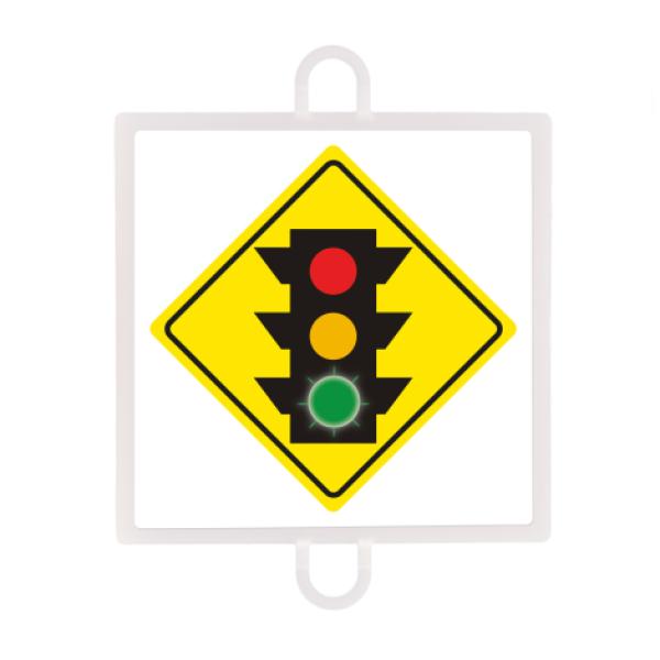 Panel de Señalización Tráfico de Advertencia Nº 3 (Semáforo Verde)