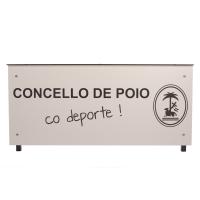 Mesa Anotadores Completa Fenólico 8Mm Blanco Personalizable