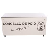 Mesa Anotadores Completa Fenólico 8Mm Blanco Personalizable