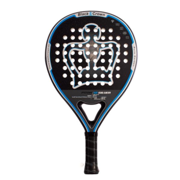 Pala de Pádel Black Crown Piton 12 Silver