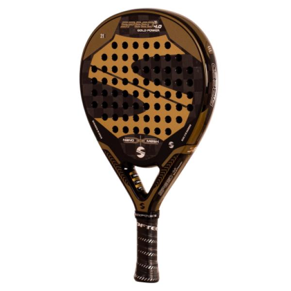 Pala de Pádel Softee Speed Gold Power 4.0 Nano Mesh