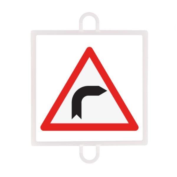 Panel de Señalización Tráfico de Peligro Nº 11 (Curva Derecha)