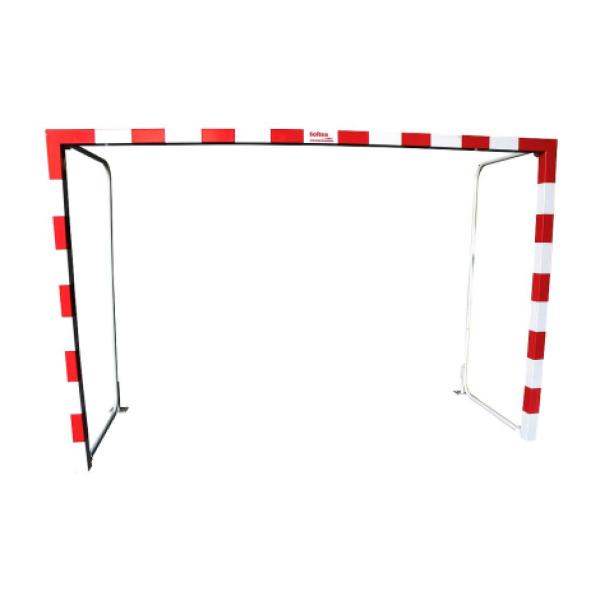 Jgo Porterías F.sala/Balonmano Aluminio 80X80Mm Abatibles