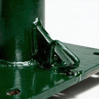 Poste Metálico 6M para Red Protección con Pletina para Atornillar