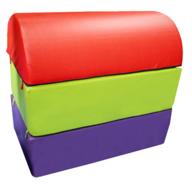 Plinton Desmontable Curvo de Espuma -Tres Piezas- 100X60X90Cm