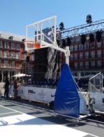 Juego Protectores para Canastas Baloncesto Forma Triangular