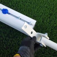 Juego de 2 Bases Porterías Fútbol 11 para Recogida de Red