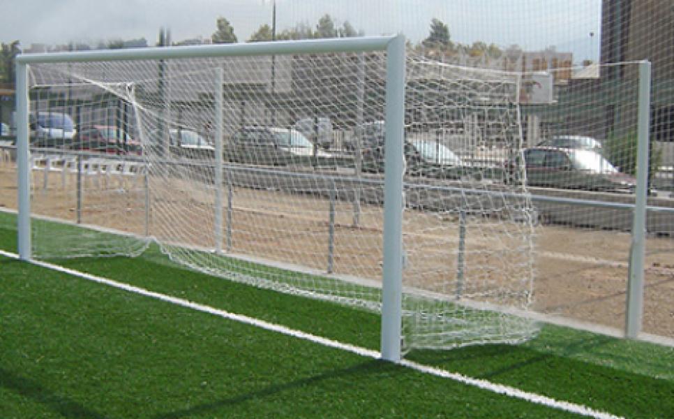 Juego de 2 Redes de Fútbol 7 3Mm Linea Premium Tipo Cajón