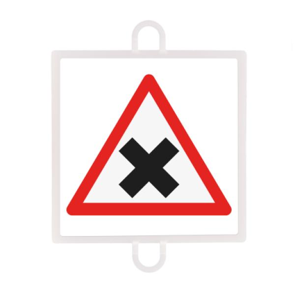 Panel de Señalización Tráfico de Peligro Nº 3 (Intersección)