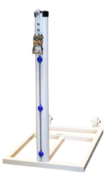 Juego Postes Tenis Trasladables Aluminio Ø 90Mm