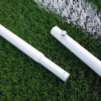 Juego de 2 Bases Porterías Fútbol 7 para Recogida de Red