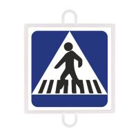 Panel de Señalización Tráfico de Indicación Nº 3 (Paso Peatones)