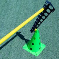 Regla con Acople para Cono de 32, 40 y 50Cm con Soporte para Pica y Aro