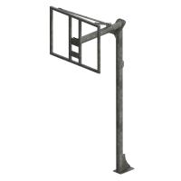 Jgo Canastas Antivandalicas Minibasket New Tubo 114 Mm Galvanizadas -Incluye Aros, Redes y Tableros-