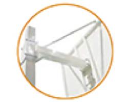 Juego de 2 Canastas Baloncesto Deluxe Monotubo Fijas con Base para Anclaje -Sin Tablero Ni Aro-
