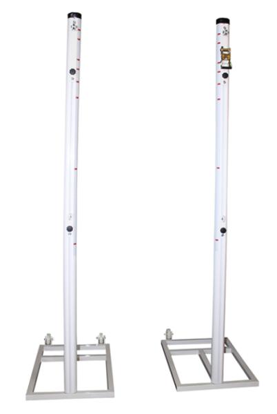 Juego Postes Multialturas Aluminio Tubo de 90Mm Trasladables