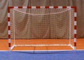 Jgo Porterías F.sala/Balonmano Metálicas Trasladables 80X80Mm con Base 80X40Mm