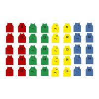 Set 5 Petos Softee Numerados del 11 al 15